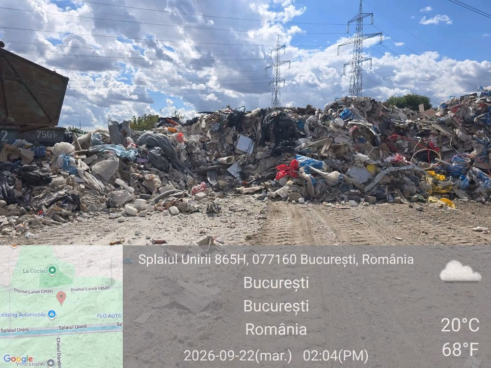 Groapă de moloz pe Splaiul Unirii: amenzi de 44.000 € - Bucuresti