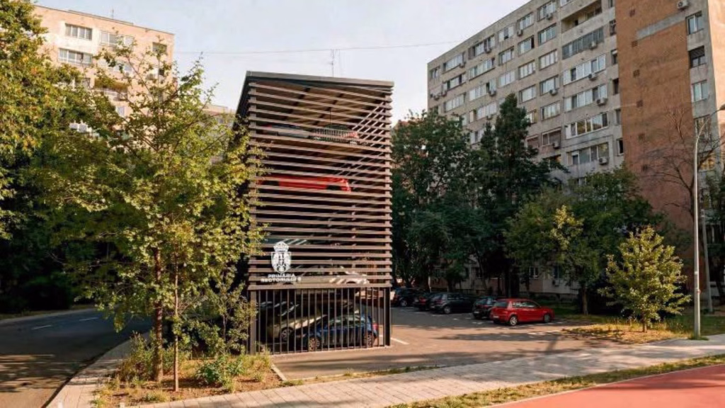 Parcare puzzle pe 4 etaje în Valea Roșie, Sector 6 - Bucuresti