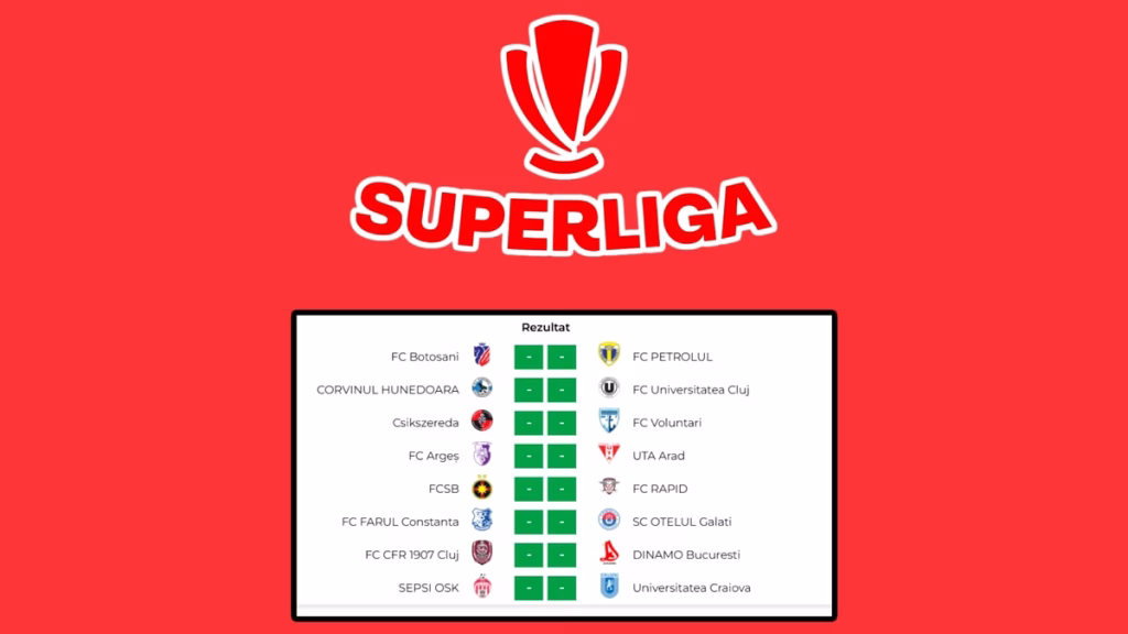 Pontul zilei la fotbal: cotă de 8,94 din etapa 13 SuperLiga - Sport