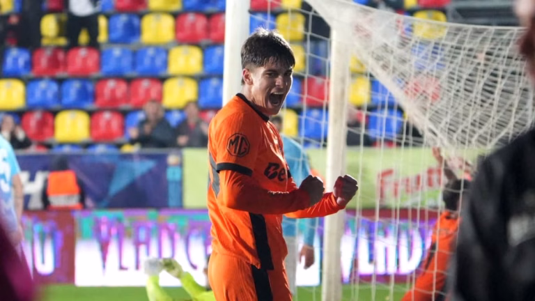 Puștiul Stoian salvează FCSB-ul la Voluntari, scor 2-1