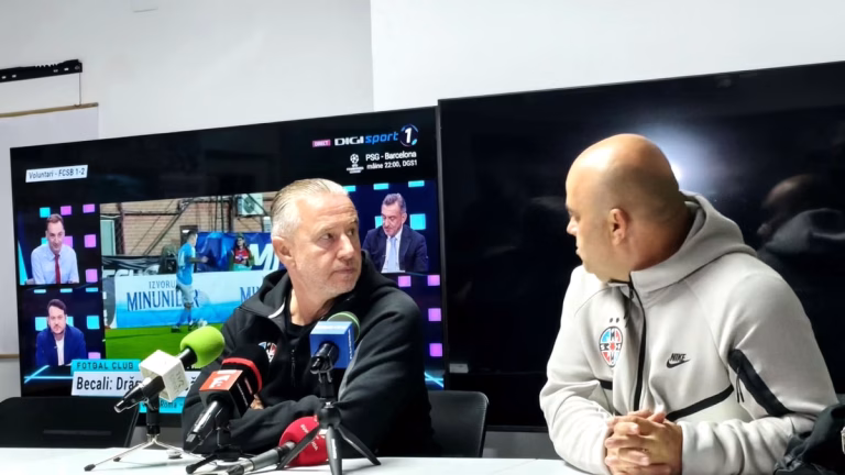Reghecampf, declarații live cu Becali comentând la TV